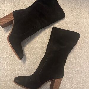 Dolce Vita Black Suede Women's Boots
